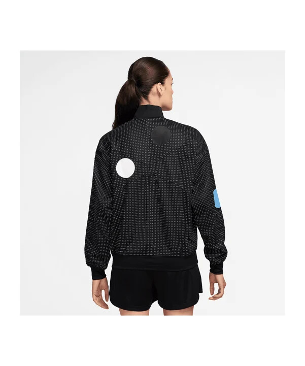 nike nederländernas anthem-jacka dam svart f010