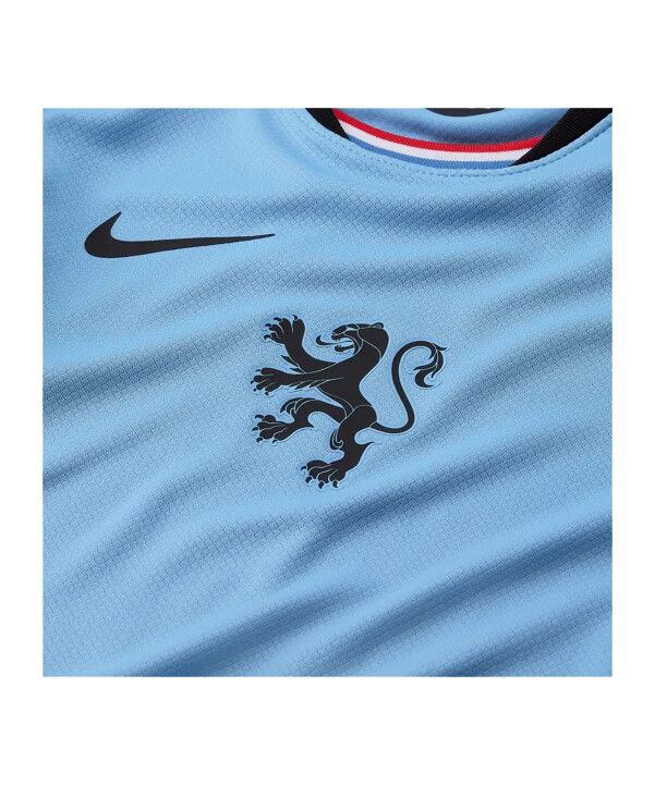 nike nederländerna bortatröja 2025 barn blå f489