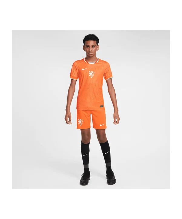 nike nederländerna hemmatröja 2025 barn orange f819