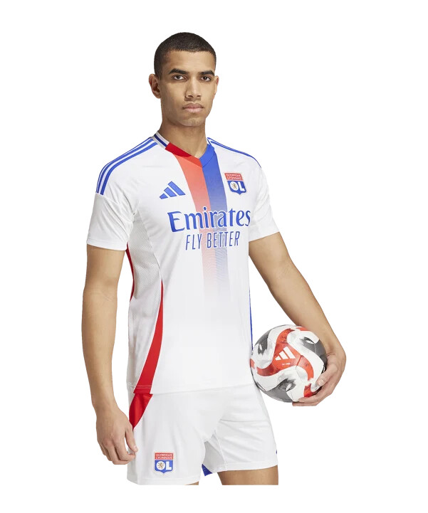 adidas olympique lyon hemtröja 20242025 vit