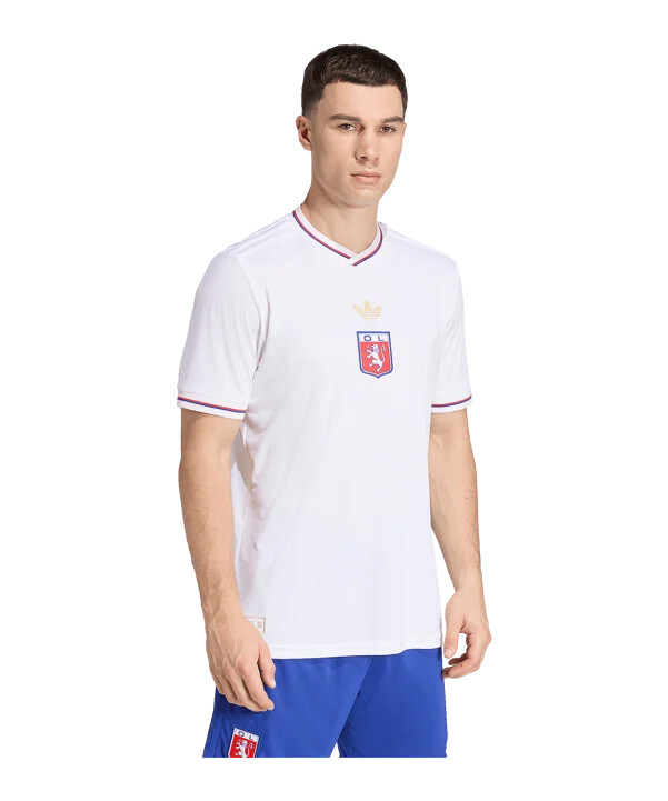 adidas olympique lyon 75 jersey vit