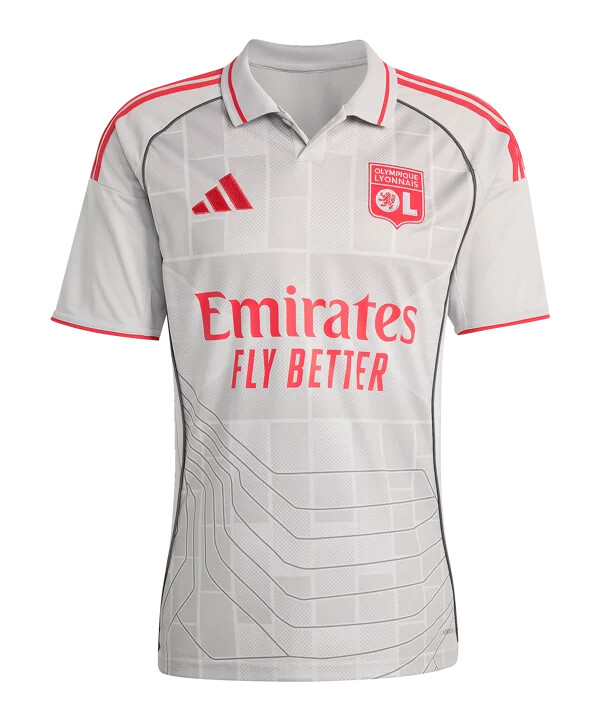 adidas olympique lyon 3rd jersey 20252026 grå