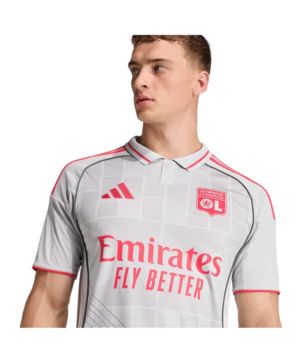adidas olympique lyon 3rd jersey 20252026 grå