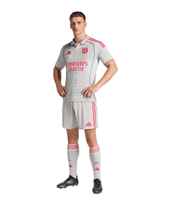 adidas olympique lyon 3rd jersey 20252026 grå