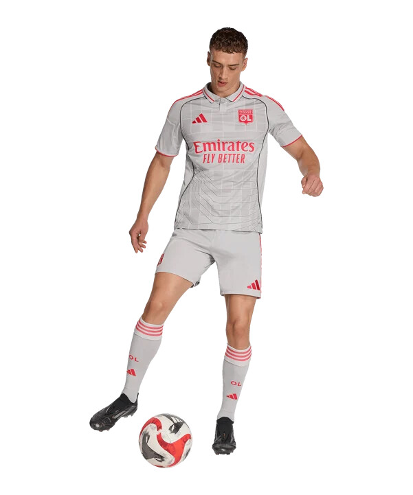 adidas olympique lyon 3rd jersey 20252026 grå