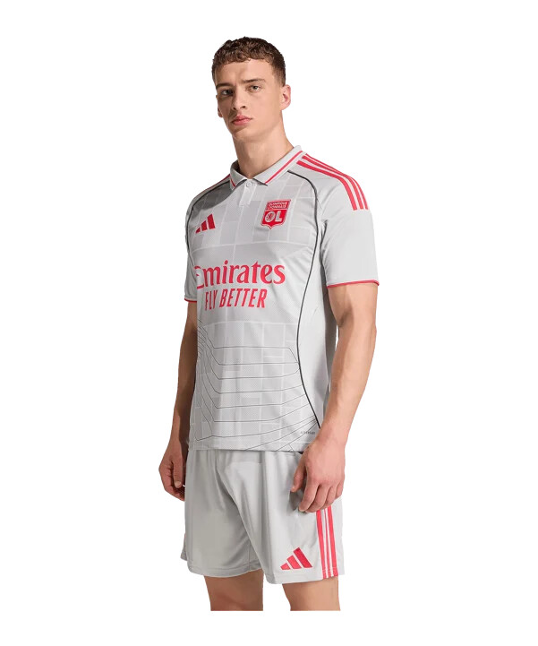adidas olympique lyon 3rd jersey 20252026 grå