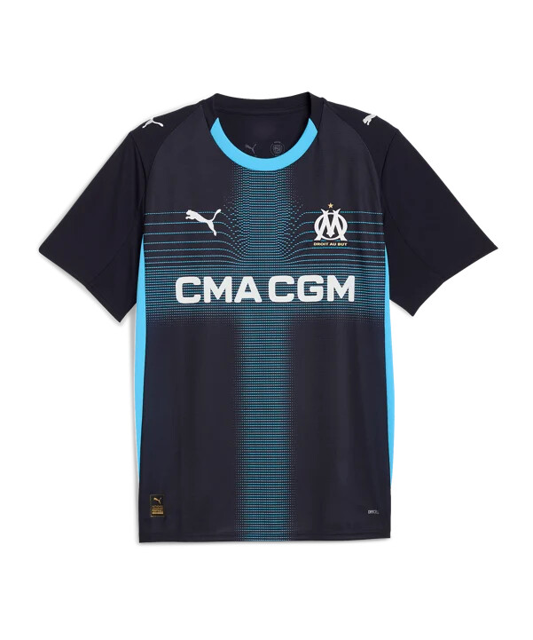 puma olympique marseille replica jersey away blue f02