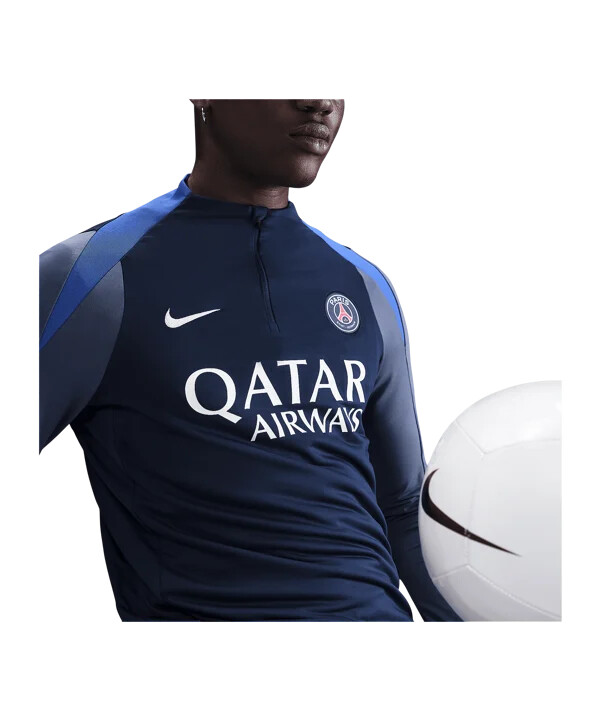 nike paris saint-germain strike tröja blå f411