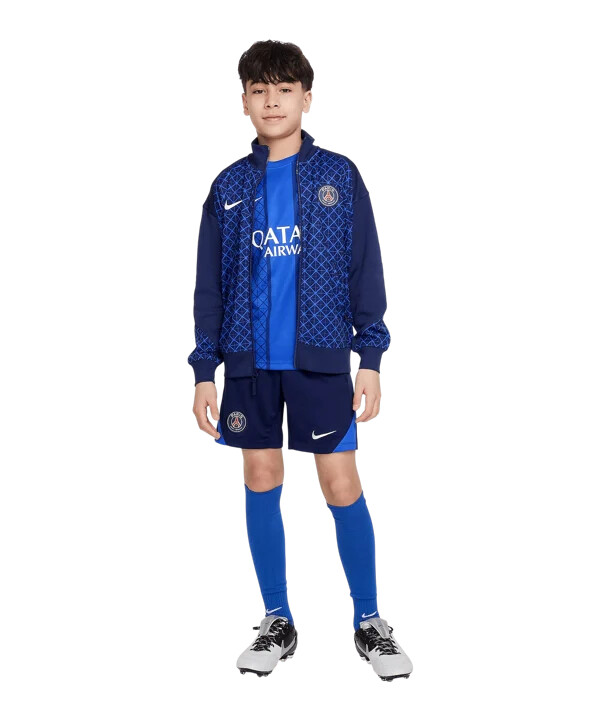 nike paris saint-germain anthem jacka hemma 20252026 barn blå f410