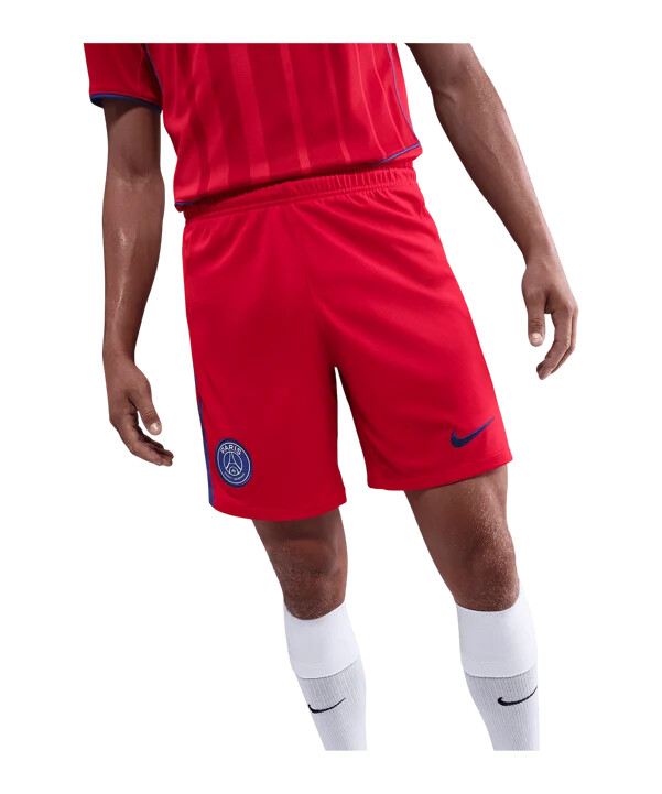 nike paris saint-germain shorts 3e matchtröja 20252026 röd f679