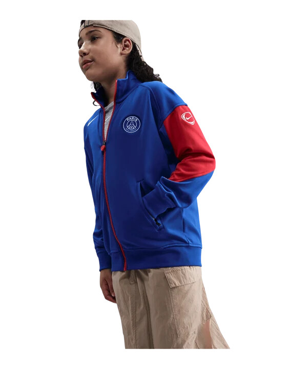 nike paris saint-germain presentationsjacka barn blå f405