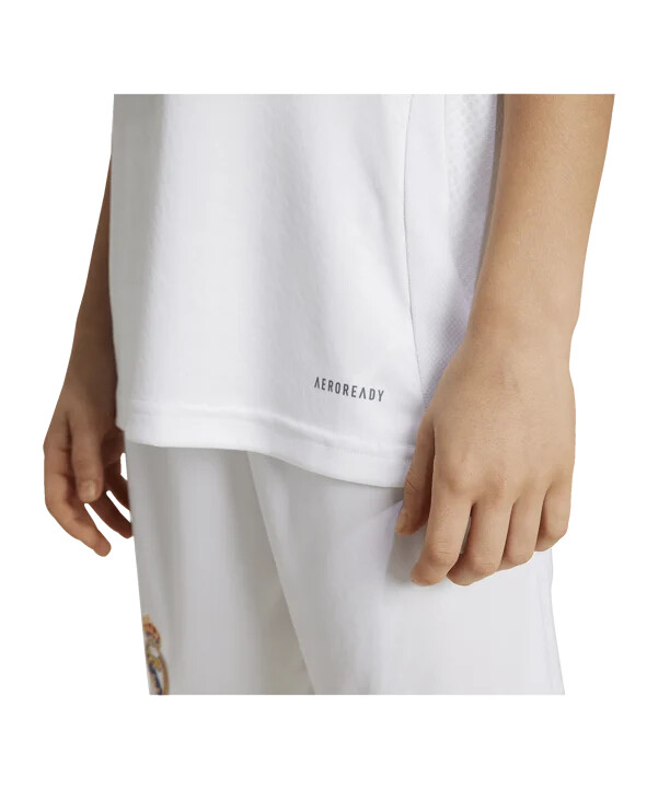 adidas real madrid hemmatröja 202425 barn vit