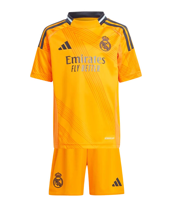 adidas real madrid minikit borta 202425 barn orange