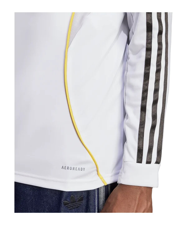 adidas real madrid långärmad hemmatröja 20252026 vit