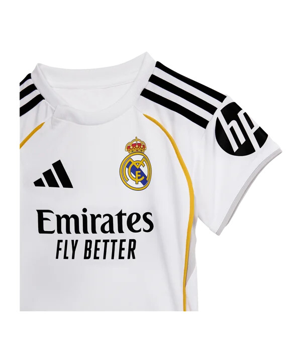 adidas real madrid babytröja hemma 202526 barn vit