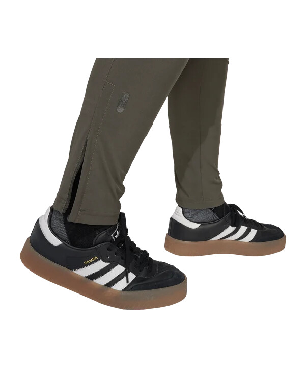 adidas real madrid vis tech travel joggingbyxor barn grå