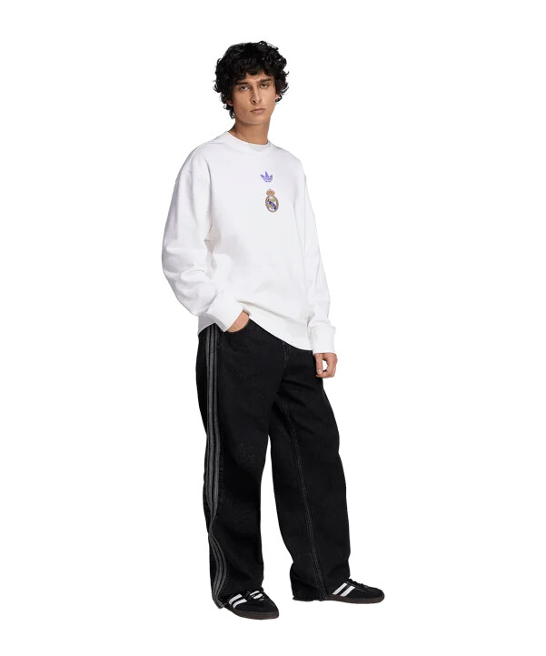 adidas real madrid lfstlr tröja vit