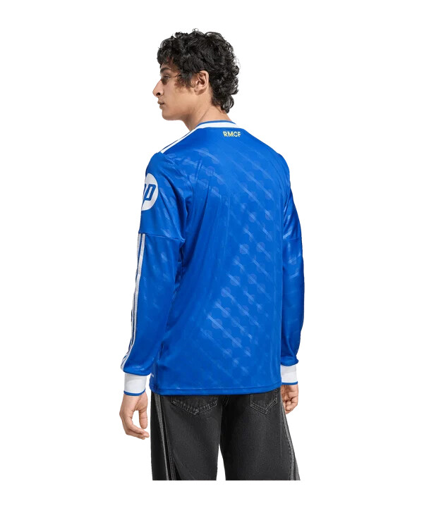 adidas real madrid långärmad tröja 3e matchtröja 20252026 blå