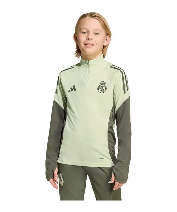 adidas real madrid tiro25 tävlingsträningströja 20252026 barn grön