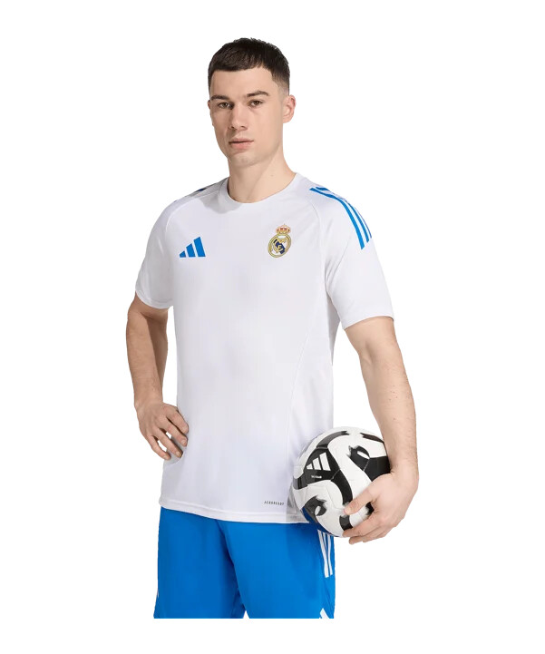 adidas real madrid tiro25 tävlingsträningströja 20252026 vit