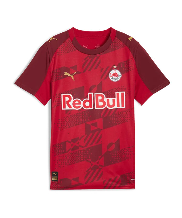 puma red bull salzburg tröja 3e plats 20252026 barn röd f04