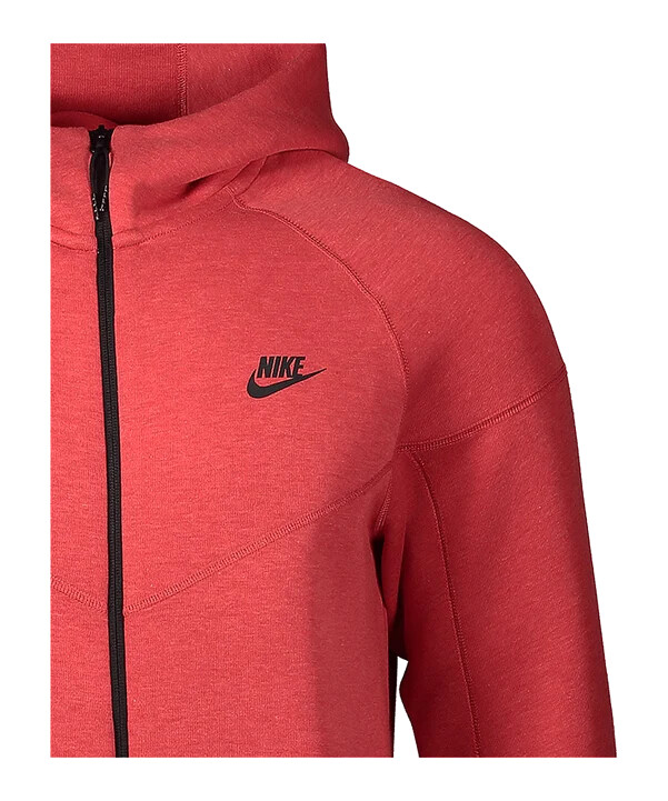 nike sc freiburg tech fleece hoodie röd f672