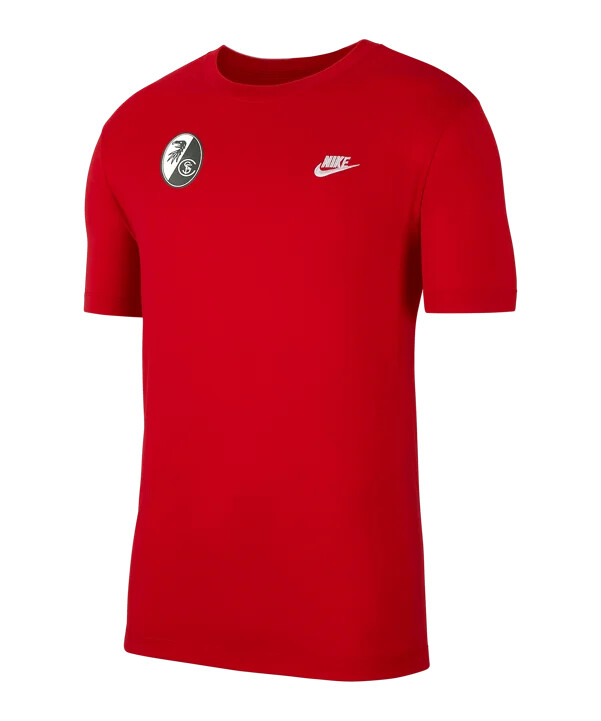 nike sc freiburg nsw klubb t-shirt röd f657