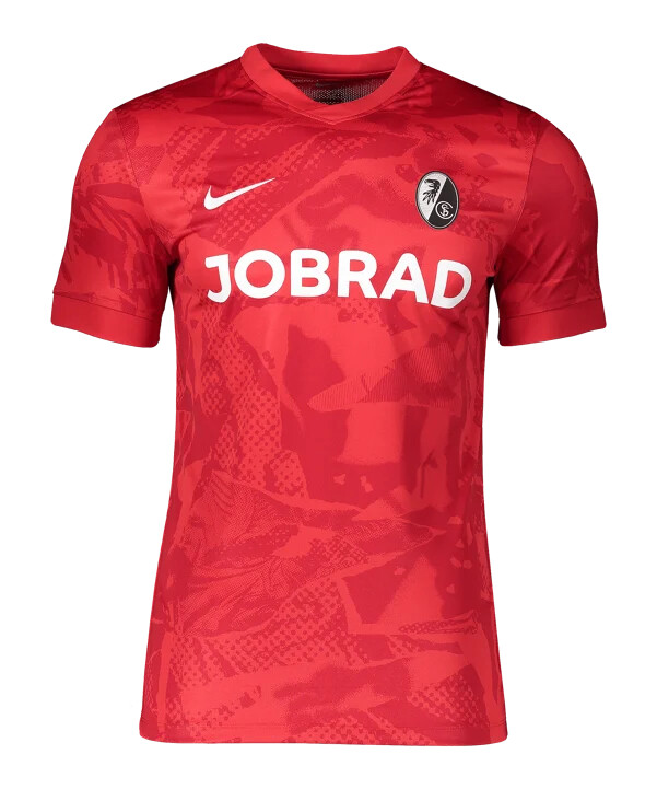 nike sc freiburg förberedelsetröja 20252026 barn röd f657
