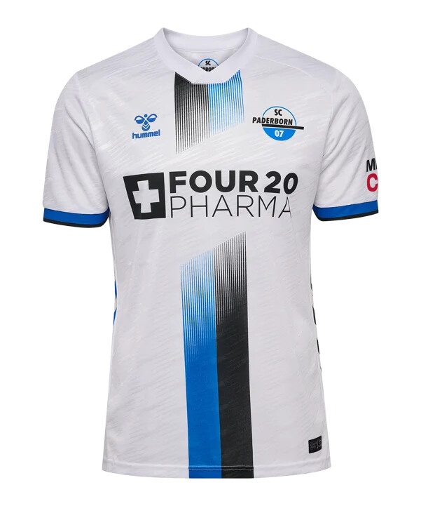 hummel sc paderborn bortatröja 20252026 vit f9001