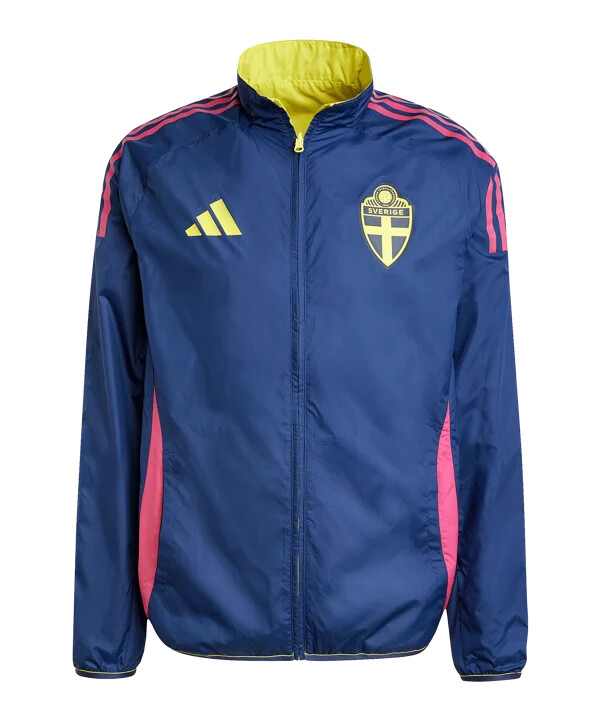 adidas sverige anthem jacka blå