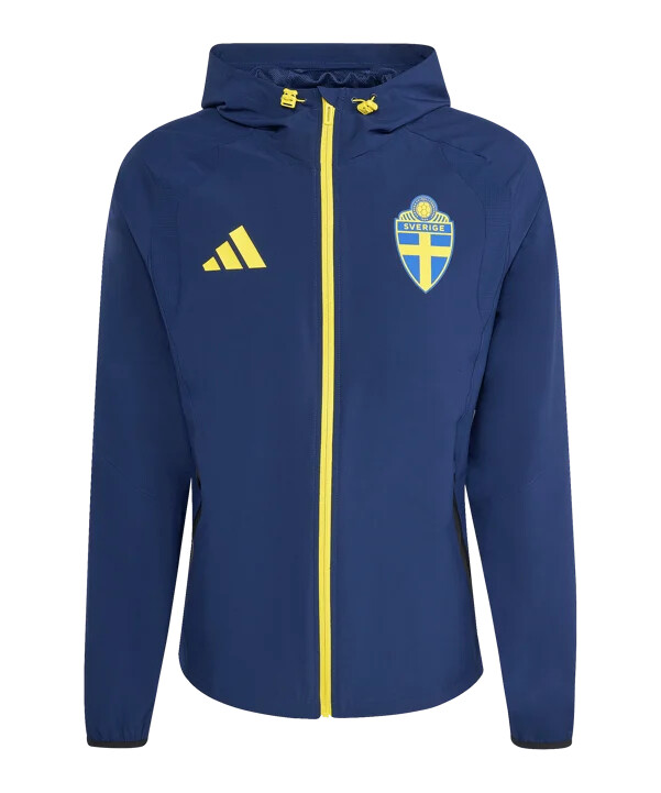 adidas sverige tiro tech vindjacka blå