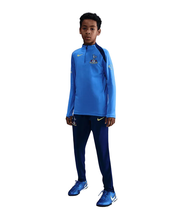 nike tottenham hotspur drill top sweatshirt barn blå f428