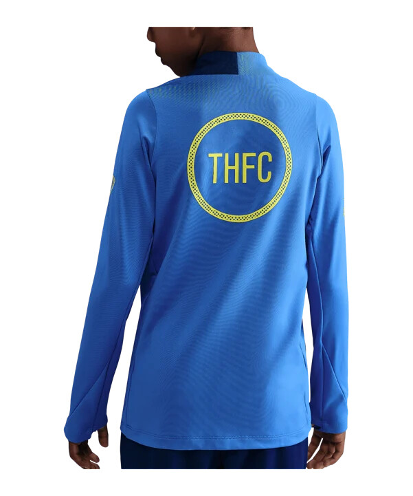 nike tottenham hotspur drill top sweatshirt barn blå f428