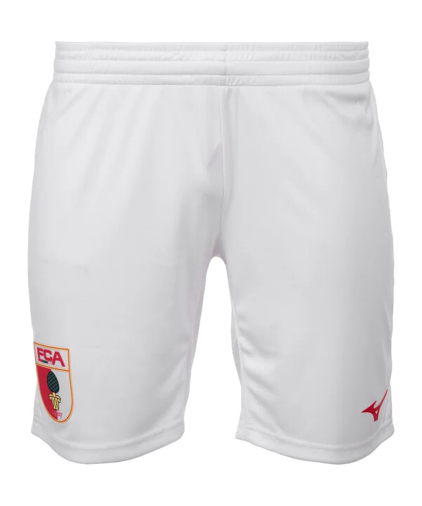 mizuno fc augsburg shorts hemma 20242025 barn vit f07