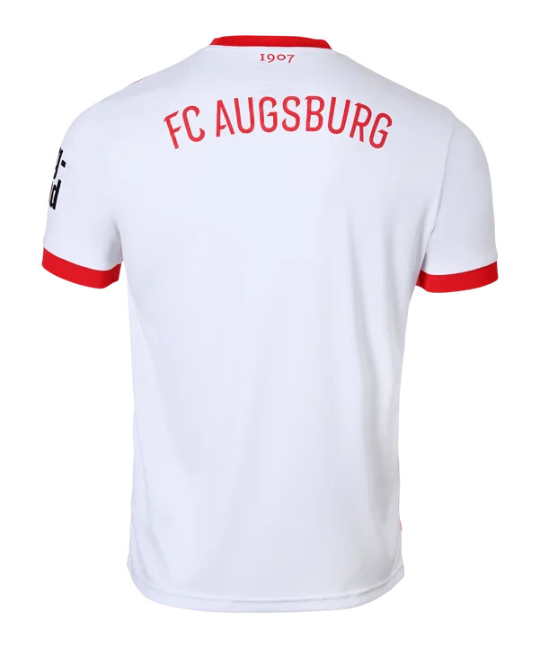mizuno fc augsburg hemmatröja 20252026 vit f01