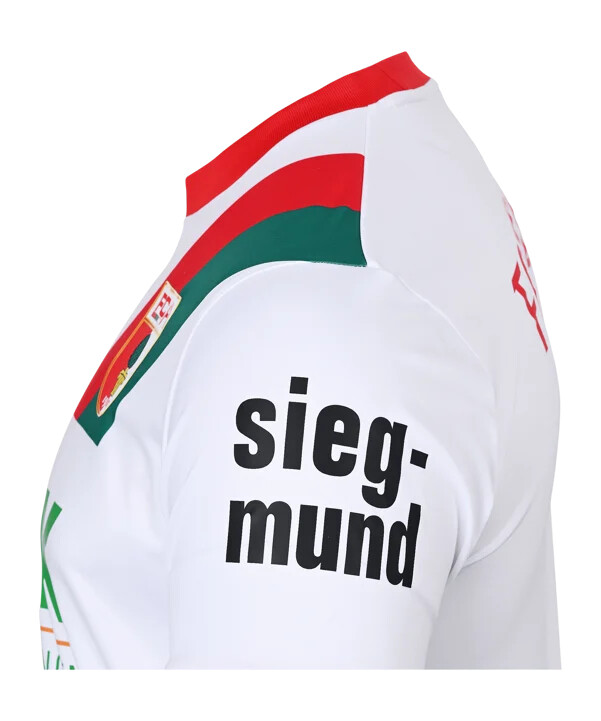 mizuno fc augsburg hemmatröja 20252026 vit f01