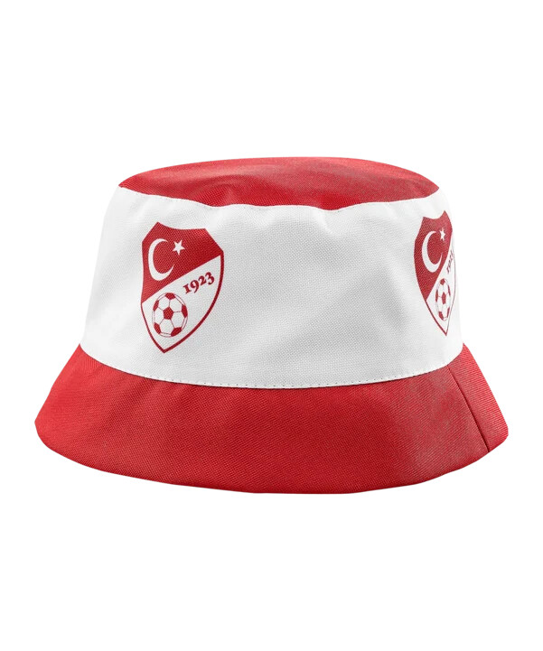 tff türkiye bucket hat euro 2024 röd
