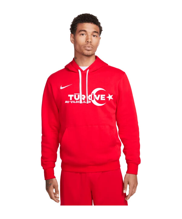 tff turkiet hoody em 2024 röd