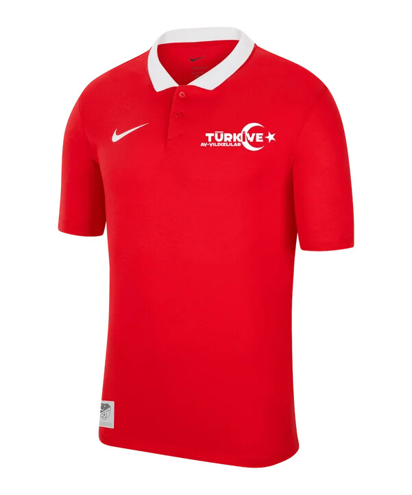 nike tff polo ec 2024 röd