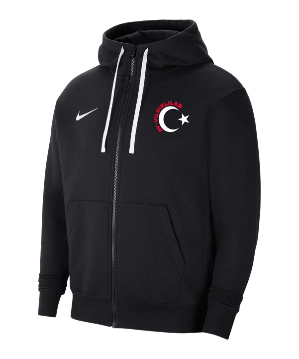 nike tff kapuzenjacke ec 2024 schwarz