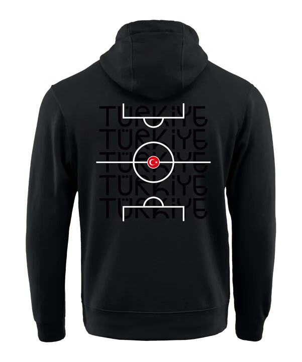 nike türkiye black series hoodie svart f010