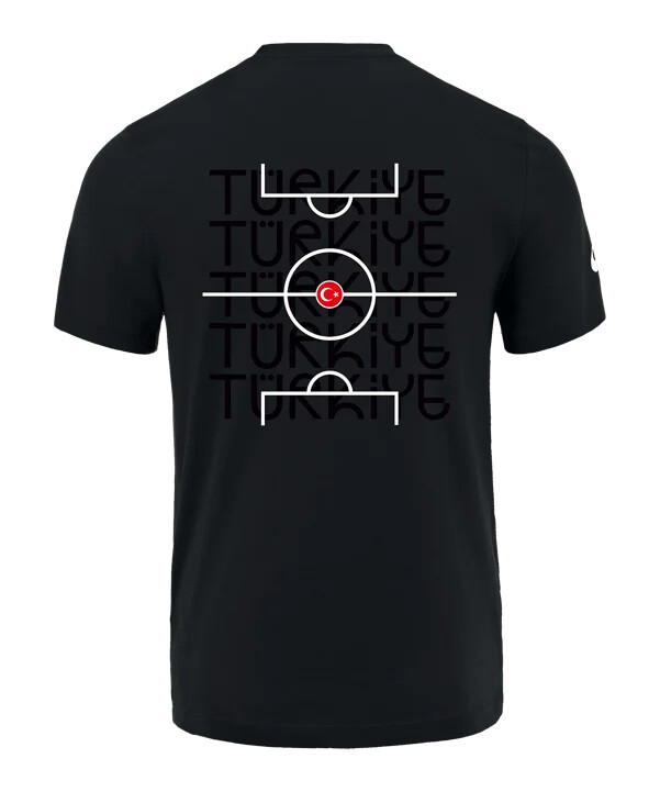 nike türkiye black series t-shirt svart f010