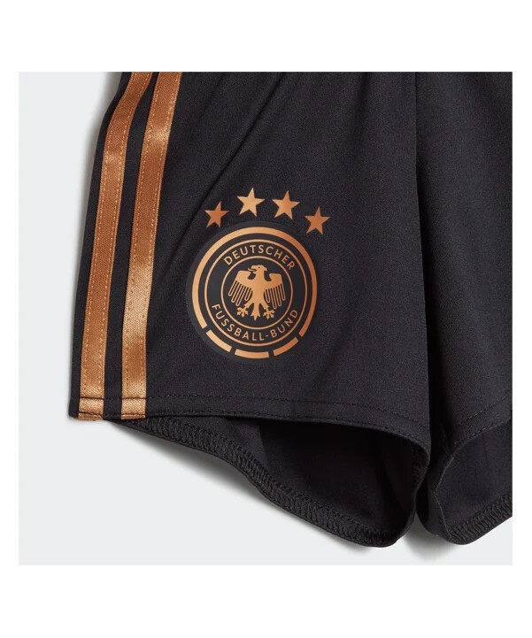 adidas dfb tyskland babyställ borta vm 2022 svart