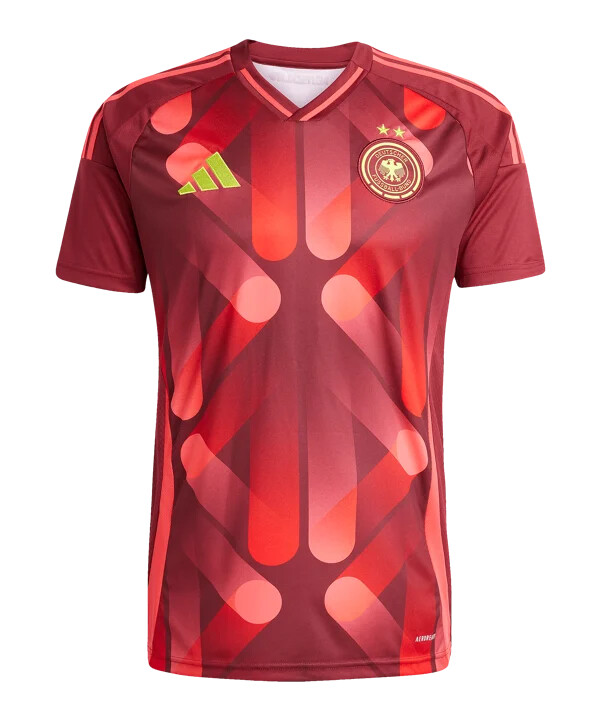 adidas tyskland bortatröja em 2025 barn röd