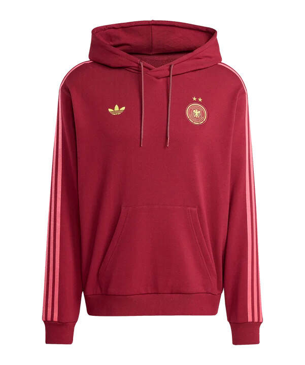 adidas tyskland hoodie röd