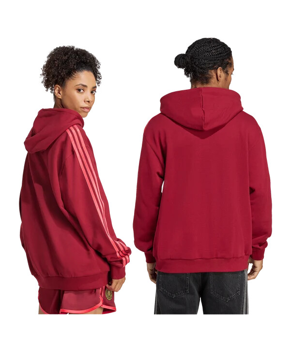 adidas tyskland hoodie röd
