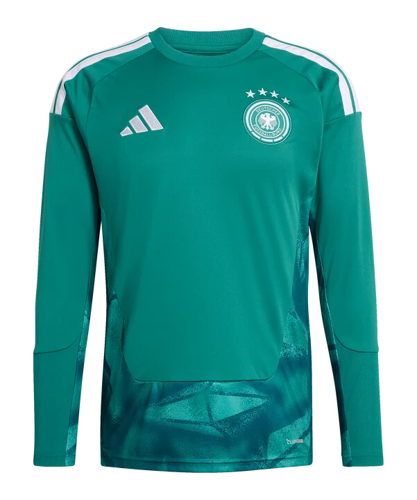 adidas dfb tyskland målvaktströja långärmad hemma vm 2026 grön