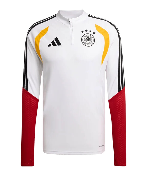adidas dfb tyskland tiro träningströja med dragkedja vit