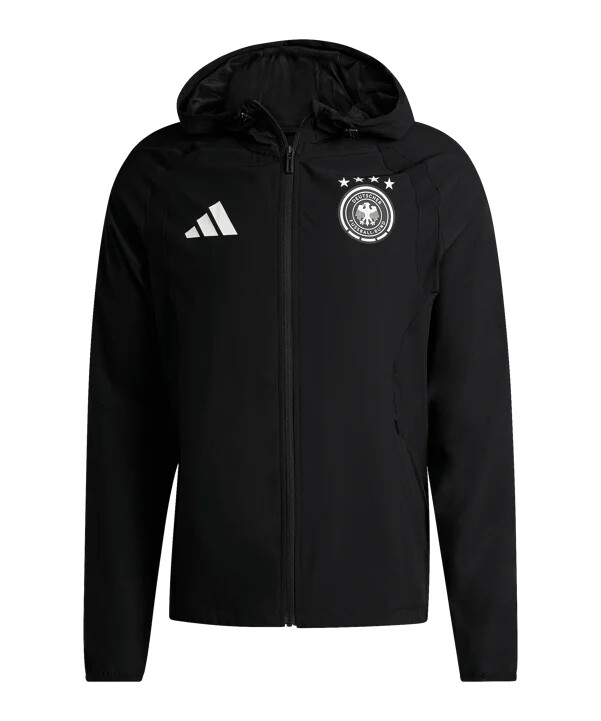 adidas dfb tyskland tiro travel vindjacka svart
