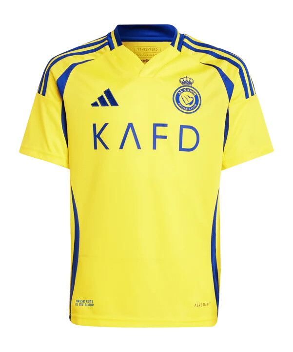 adidas al nassr fc 2425 ronaldo hemmatröja barn gul